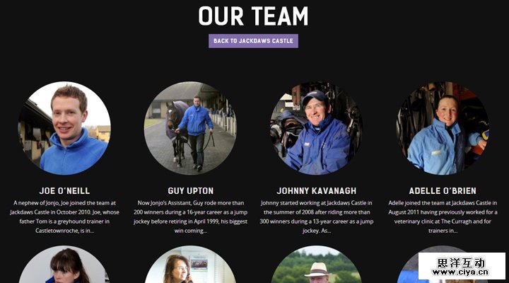 jonjo oneill racing website webpage team members staff