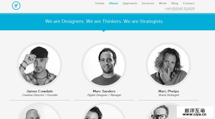team members employees webpage layout third floor design