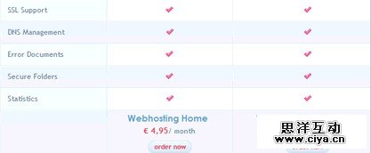 A CSS styled table version 2
