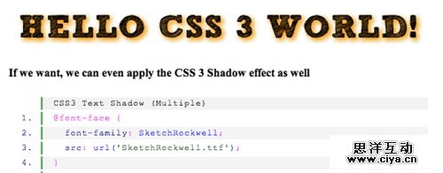 18font CSS3用户自定义字体