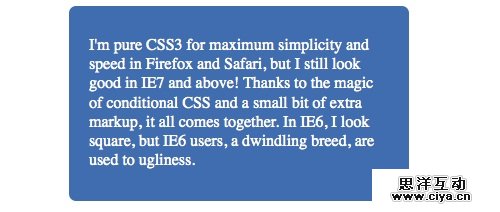 CSS3 IE Rounded Corner