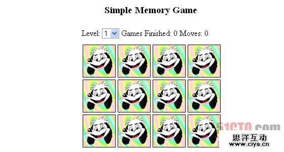Basic Memory Game with jQuery