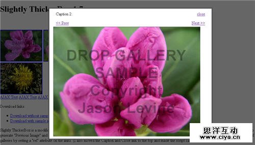 jQuery 灯箱插件