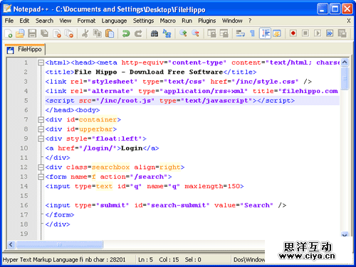 html