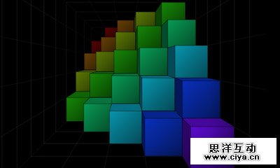 HTML Canvas and Javascript Experiement - Cube Out