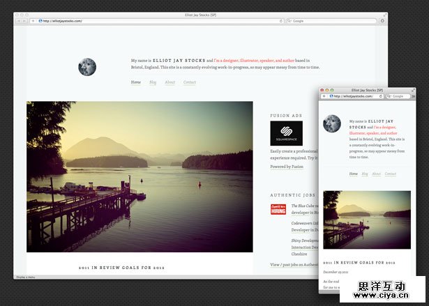 Responsive design, as per the website of Elliot Jay Stocks, will be commonplace by the end of 2012