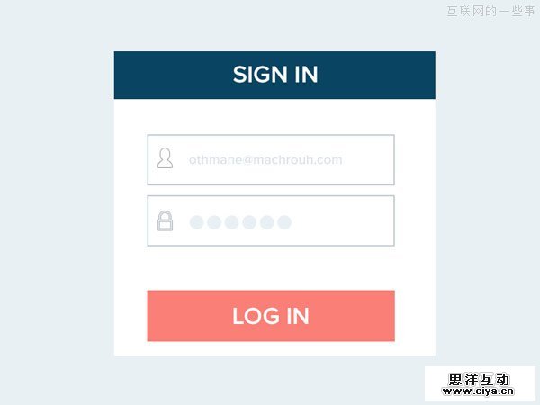 网页与APP中那些优美的登陆表单,互联网的一些事