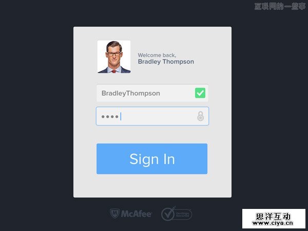 网页与APP中那些优美的登陆表单,互联网的一些事