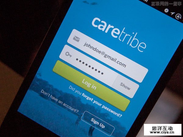 网页与APP中那些优美的登陆表单,互联网的一些事