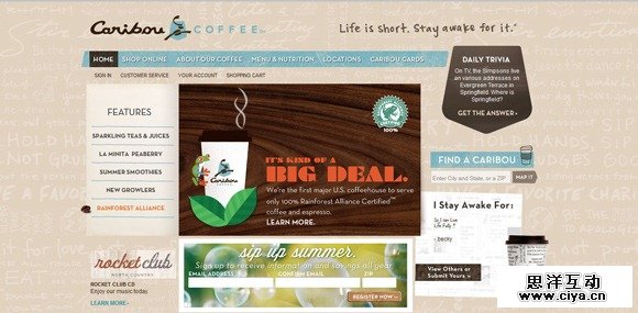 30个优秀的国外咖啡网站设计作品 30个优秀的国外咖啡网站设计作品,互联网的一些事