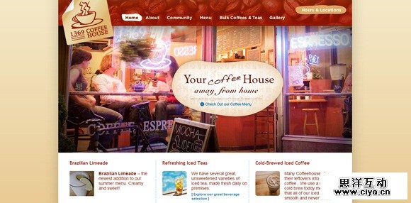 30个优秀的国外咖啡网站设计作品 30个优秀的国外咖啡网站设计作品,互联网的一些事