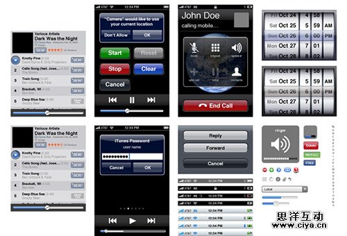 instantShift - Awesome Free iDevices (iPhone, iPad, iOS) GUI Elements 30个免费的精美 iPhone, iPad, iOS, Mac 界面素材,互联网的一些事