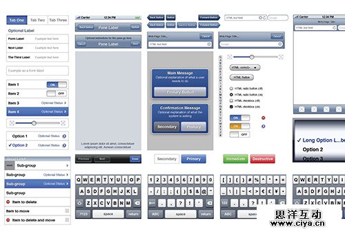 instantShift - Awesome Free iDevices (iPhone, iPad, iOS) GUI Elements 30个免费的精美 iPhone, iPad, iOS, Mac 界面素材,互联网的一些事