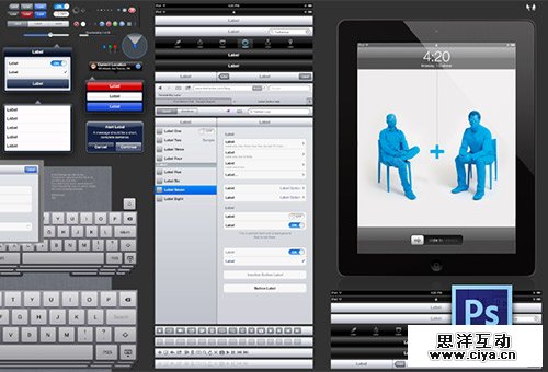 instantShift - Awesome Free iDevices (iPhone, iPad, iOS) GUI Elements 30个免费的精美 iPhone, iPad, iOS, Mac 界面素材,互联网的一些事