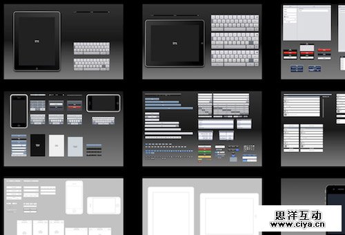 instantShift - Awesome Free iDevices (iPhone, iPad, iOS) GUI Elements 30个免费的精美 iPhone, iPad, iOS, Mac 界面素材,互联网的一些事