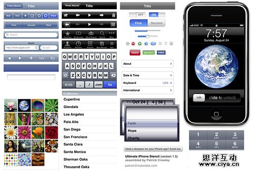 instantShift - Awesome Free iDevices (iPhone, iPad, iOS) GUI Elements 30个免费的精美 iPhone, iPad, iOS, Mac 界面素材,互联网的一些事