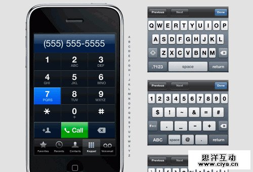 instantShift - Awesome Free iDevices (iPhone, iPad, iOS) GUI Elements 30个免费的精美 iPhone, iPad, iOS, Mac 界面素材,互联网的一些事