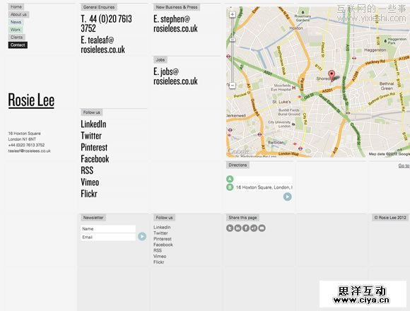 Inspiring Contact Pages 23个给你带来设计灵感的联系页面,互联网的一些事