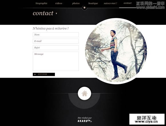 Inspiring Contact Pages 23个给你带来设计灵感的联系页面,互联网的一些事