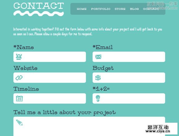 Inspiring Contact Pages 23个给你带来设计灵感的联系页面,互联网的一些事