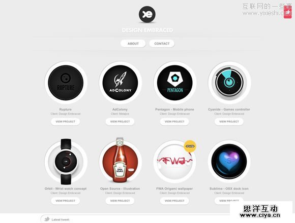 23个漂亮的单页网站设计作品 23个精美的的国外单页网站设计作品,互联网的一些事