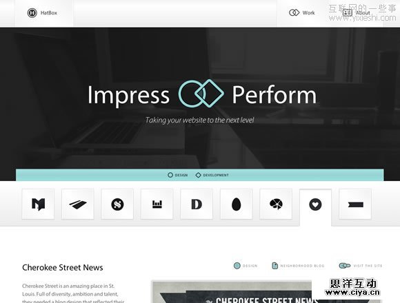 23个漂亮的单页网站设计作品 23个精美的的国外单页网站设计作品,互联网的一些事