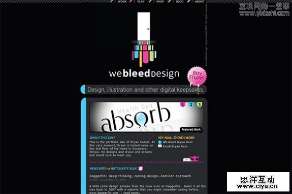 We Bleed Design 网页设计中30个惊人的滚动效果,互联网的一些事