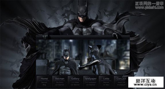 Batman 3D 网页设计中30个惊人的滚动效果,互联网的一些事