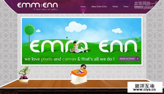 Emm and Enn 网页设计中30个惊人的滚动效果,互联网的一些事