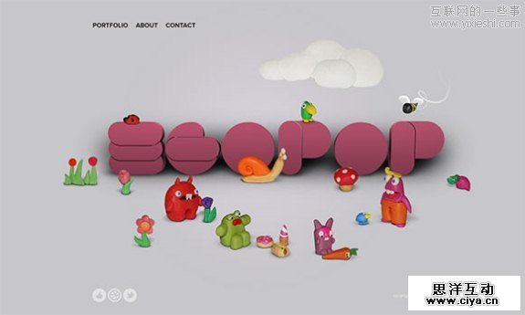 Egopop 网页设计中30个惊人的滚动效果,互联网的一些事