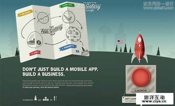 The Guide to the App Galaxy 网页设计中30个惊人的滚动效果,互联网的一些事