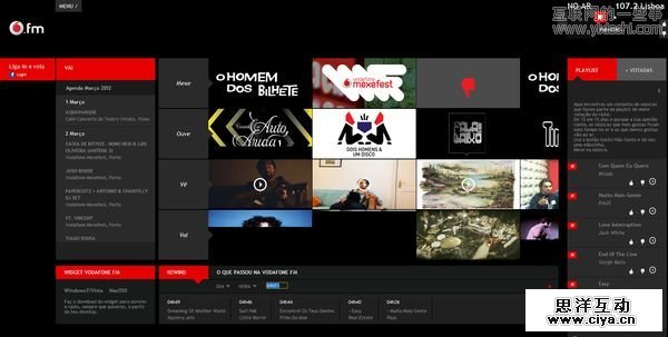 分享34个国外优秀的音乐主题网站作品,互联网的一些事