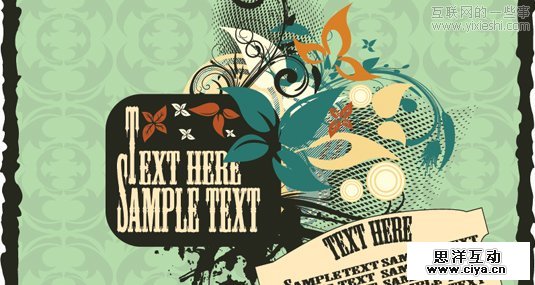 Vintage Floral Vector Packs 30套非常漂亮的免费矢量图片素材,互联网的一些事