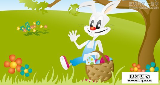 Easter Bunny Vector Illustration 30套非常漂亮的免费矢量图片素材,互联网的一些事