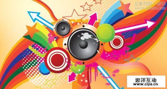Retro Music Vector Packs 30套非常漂亮的免费矢量图片素材,互联网的一些事