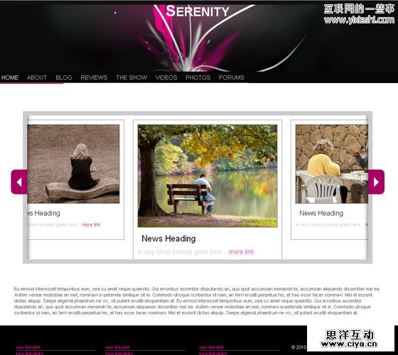 15款非常漂亮的 HTML5 网站模板免费下载,互联网的一些事