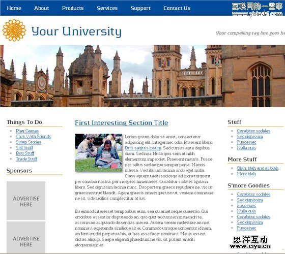 15款非常漂亮的 HTML5 网站模板免费下载,互联网的一些事