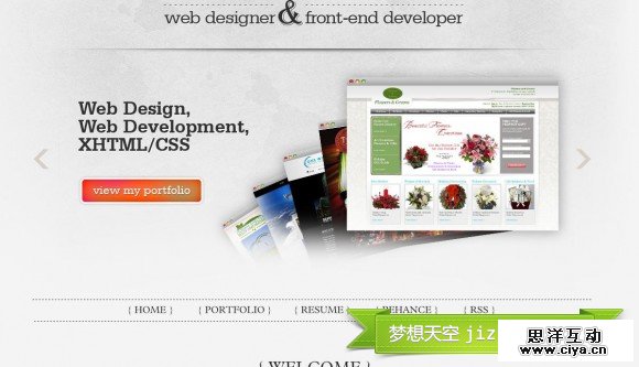 15个使用 CSS3 制作的漂亮作品展示网站,互联网的一些事