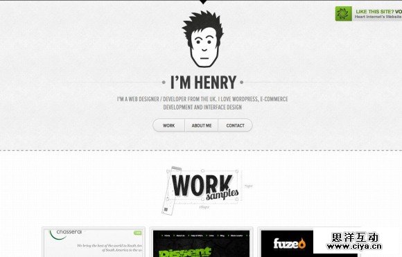 15个使用 CSS3 制作的漂亮作品展示网站,互联网的一些事