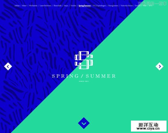 酷站欣赏：12个使用醒目色彩的网站作品示例,互联网的一些事