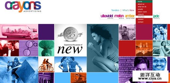 国外酷站:26个独具创意的国外广告公司网站设计,互联网的一些事