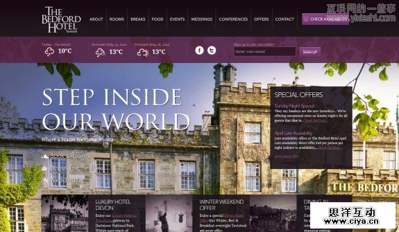 国外酷站:25个精美的国外旅游网站设计作品,互联网的一些事