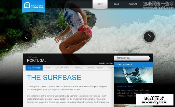 国外酷站:25个精美的国外旅游网站设计作品,互联网的一些事