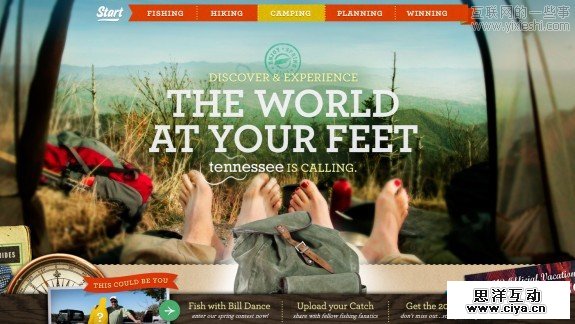 国外酷站:25个精美的国外旅游网站设计作品,互联网的一些事