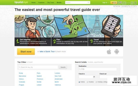 国外酷站:25个精美的国外旅游网站设计作品,互联网的一些事