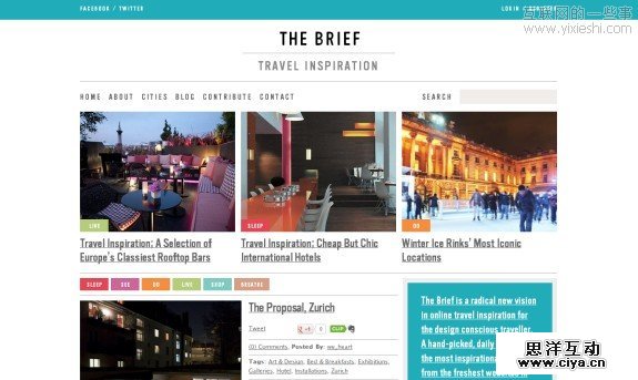 国外酷站:25个精美的国外旅游网站设计作品,互联网的一些事