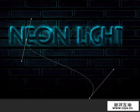 5 path 550x442 Create Unique Neon Text Effect in Photoshop