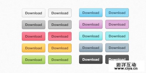 Simple Web Buttons 35套非常华丽的免费PSD网页按钮素材,互联网的一些事