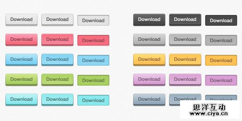 Chunky 3D Web Buttons 35套非常华丽的免费PSD网页按钮素材,互联网的一些事