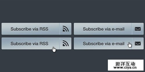 Subscribe Buttons 35套非常华丽的免费PSD网页按钮素材,互联网的一些事